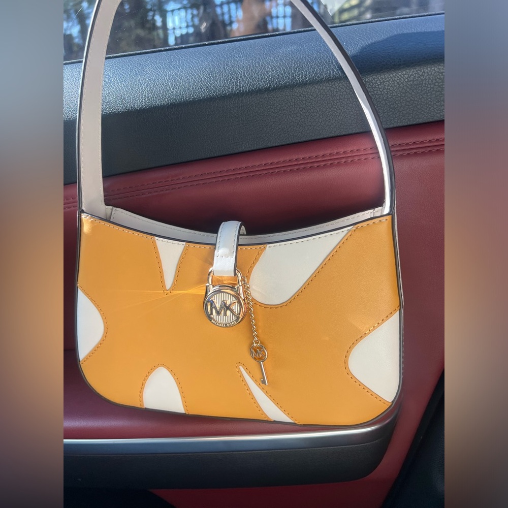 MK Shoulder bag worn once , Care card included